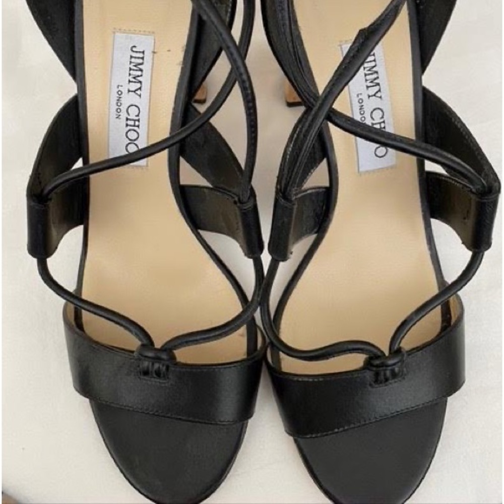 Black Jimmy Choo Sandals Size 8